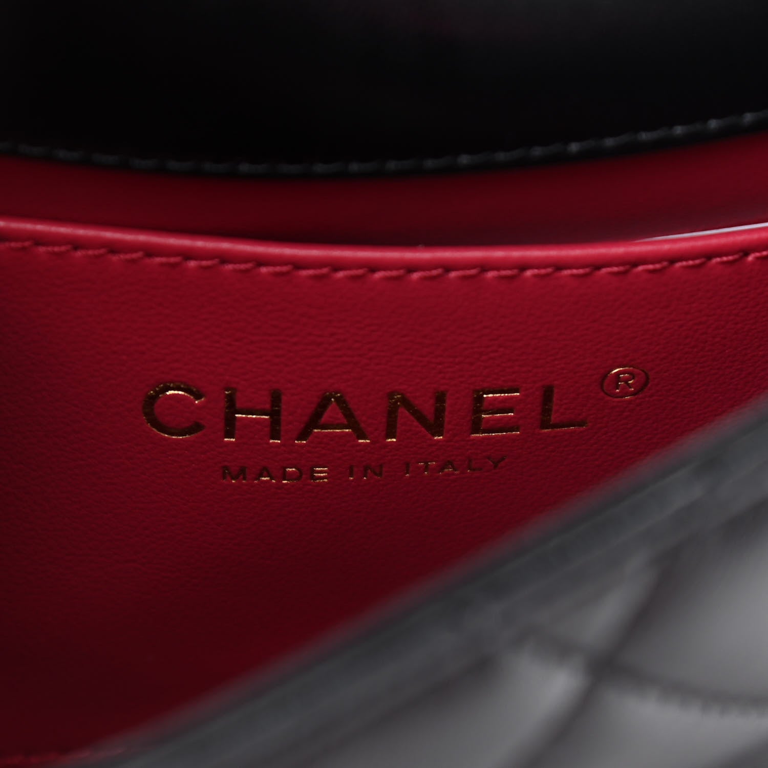 Chanel Lambskin Enamel Quilted Mini Pending CC Square Flap Black 6 of 9