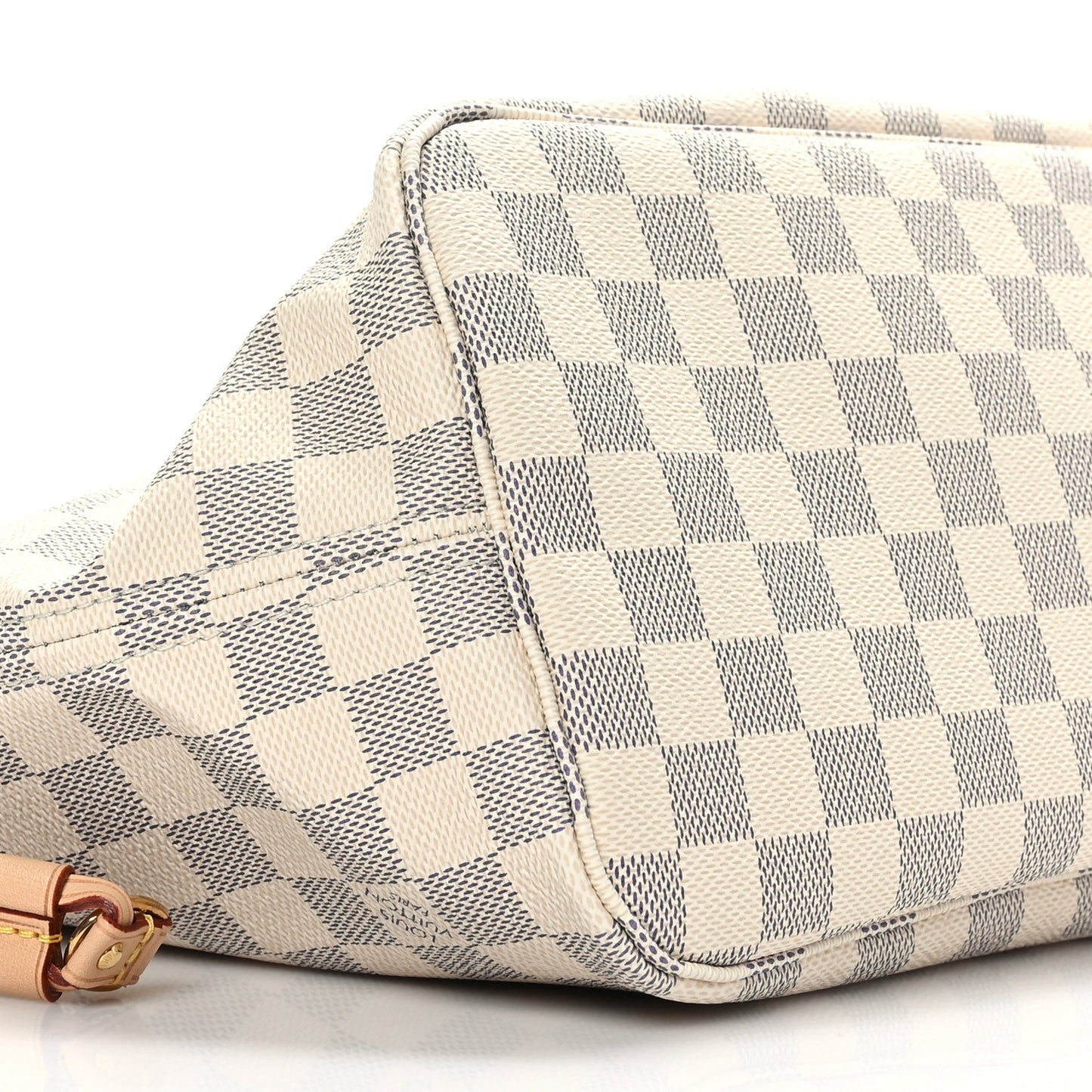 Damier Azur Neo Neverfull MM Rose Ballerine