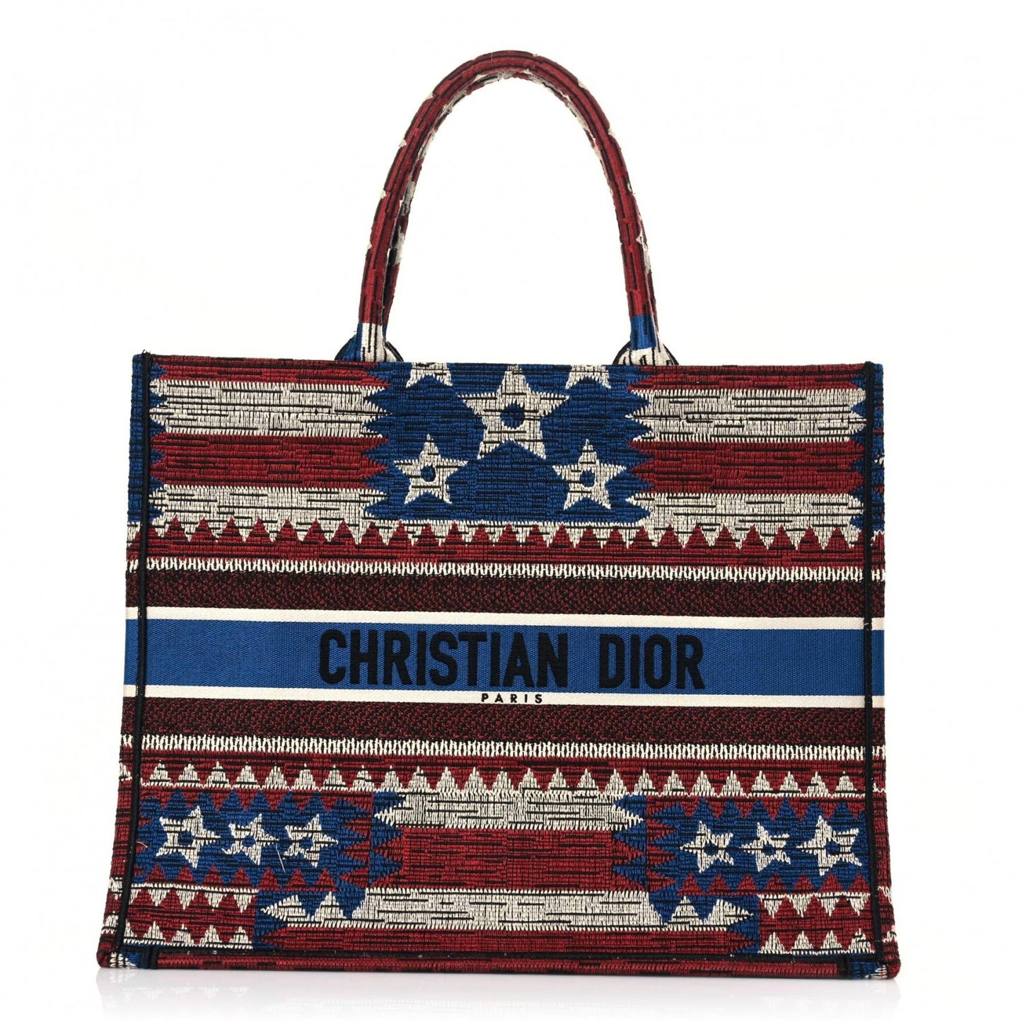 Canvas Embroidered Exclusive US Book Tote Multicolor