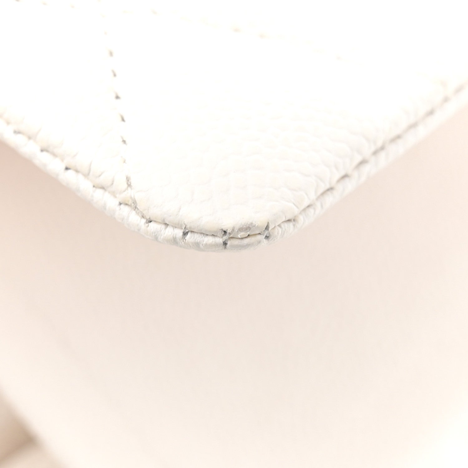 Chanel Caviar Quilted Medium Double Flap White 11 of 11