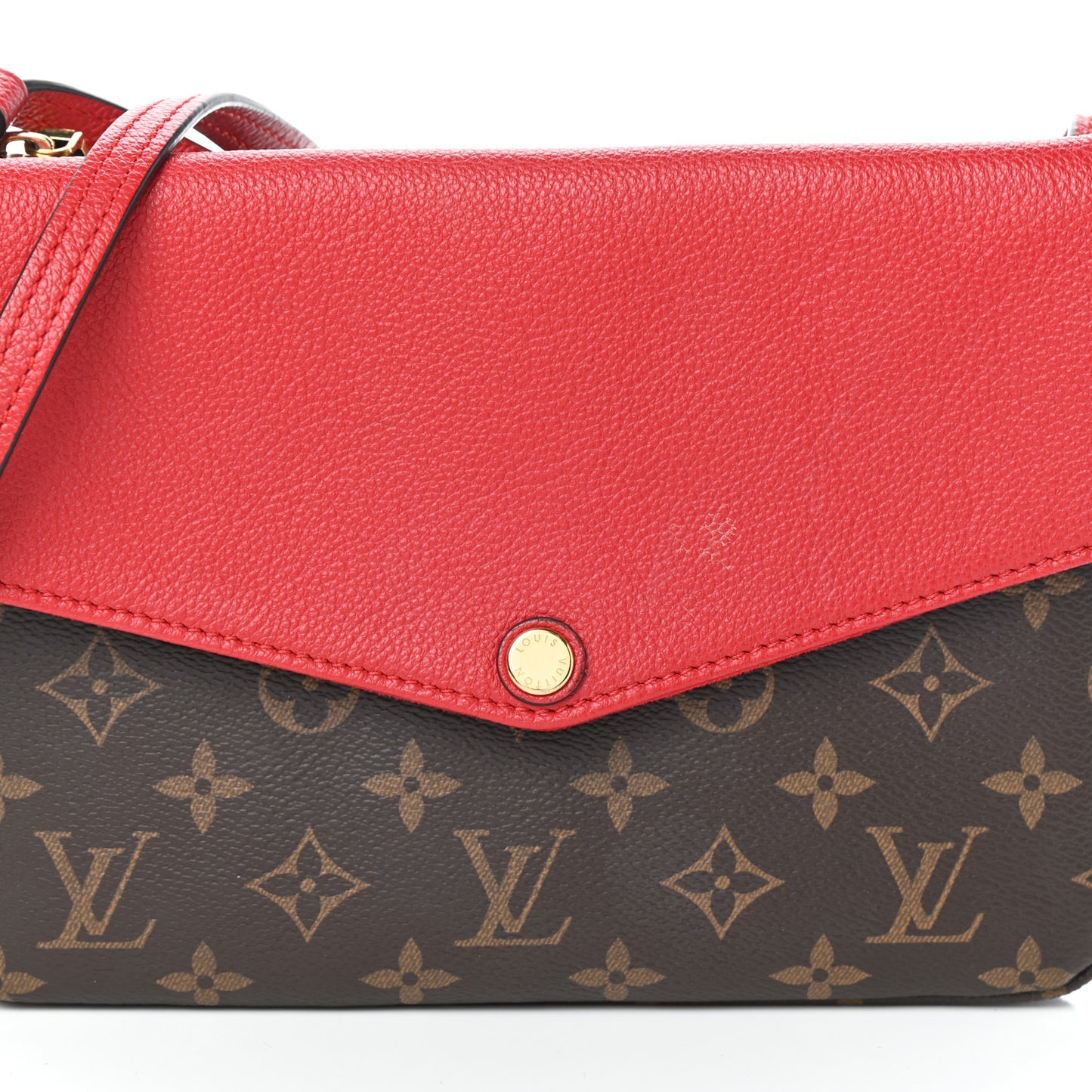 Monogram Twice Pochette Cherry