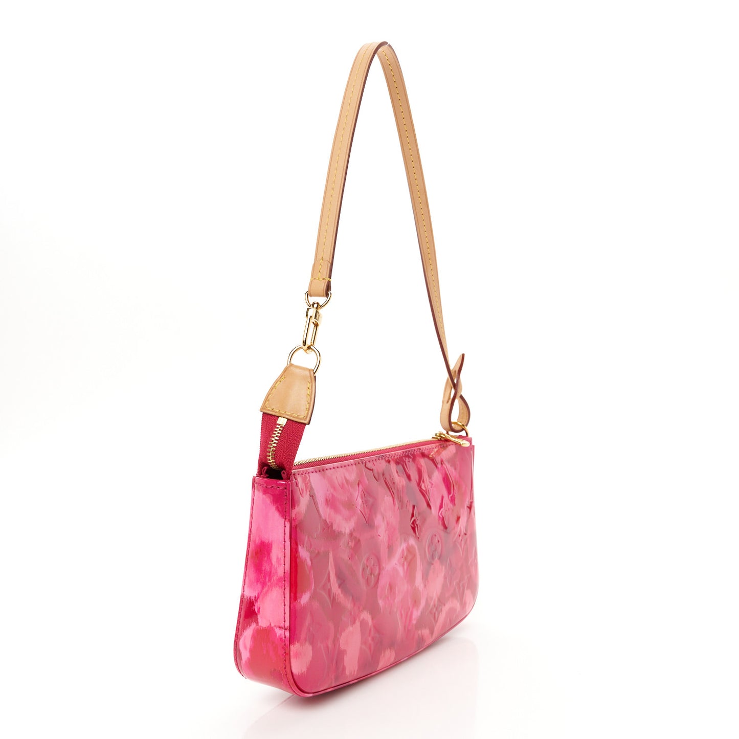 Vernis Ikat Pochette Accessories NM Rose Indien