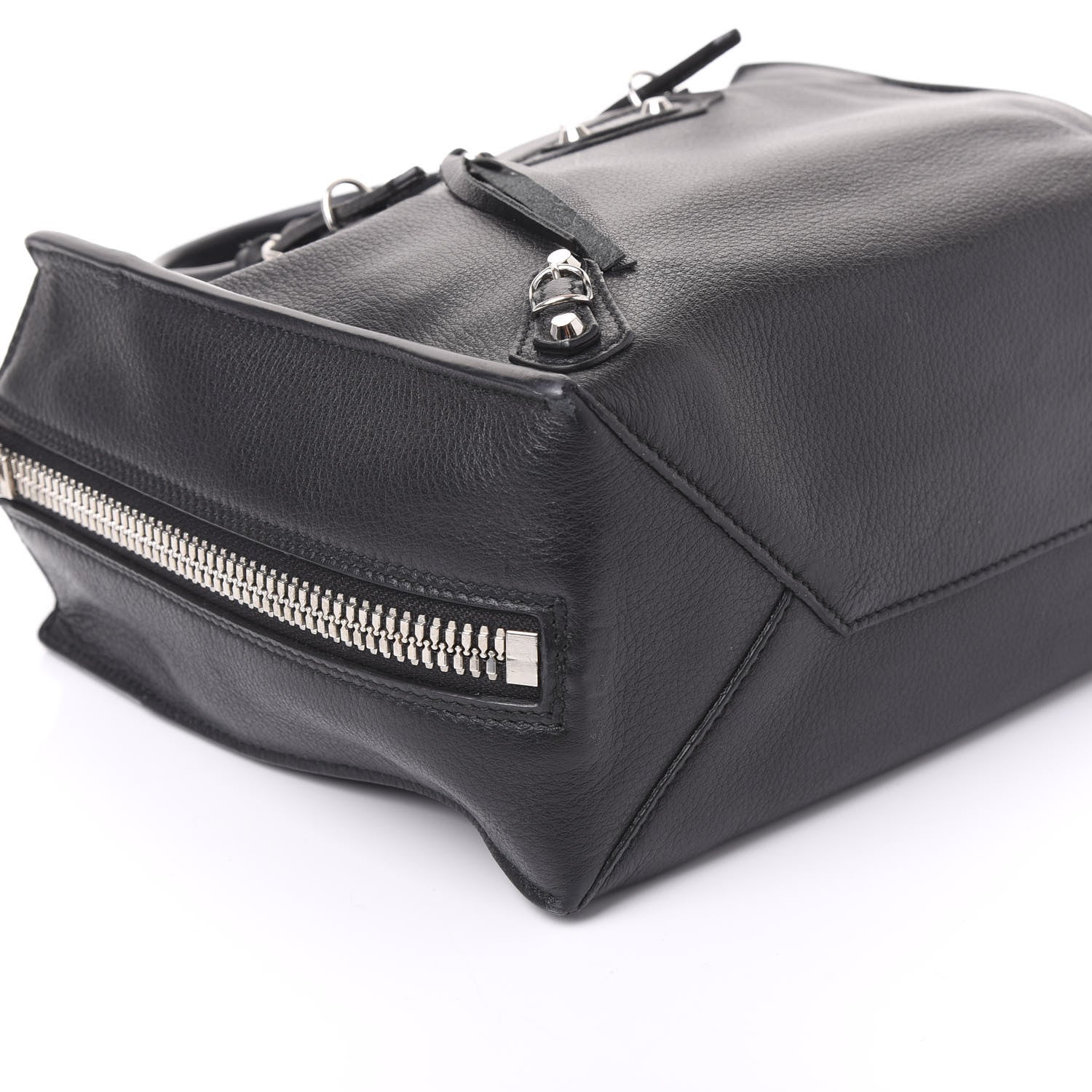 Balenciaga Veau Papier A6 Zip Around Tote Black 6 of 10