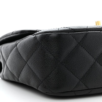 Chanel Caviar Quilted Sweetheart Flap Black 9 of 11