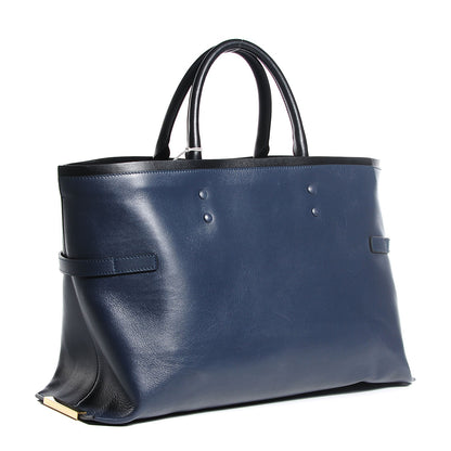 Chloe Smooth Calfskin Large Charlotte Tote Navy 3 of 8