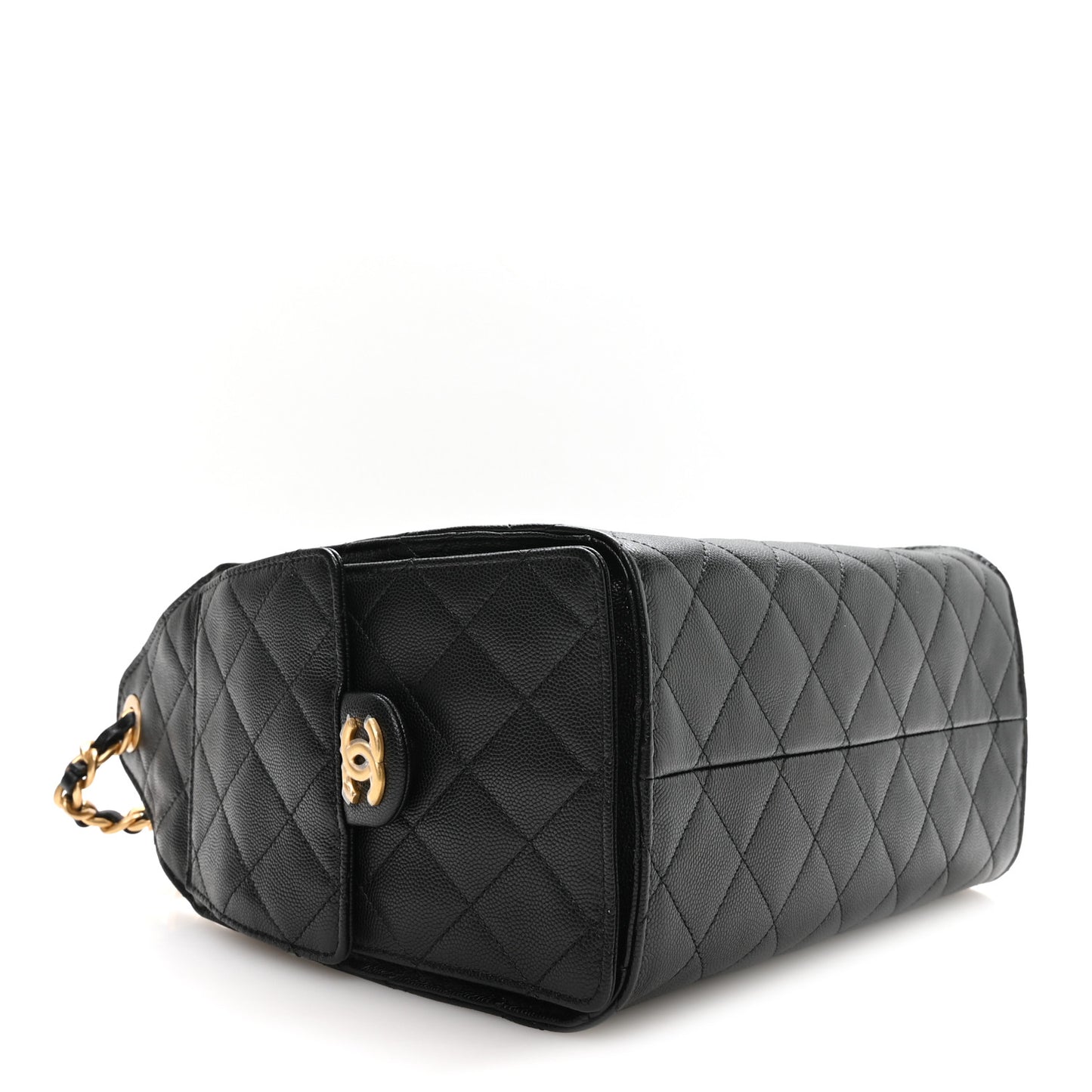Caviar Quilted Small Chanel 25 Handbag Black