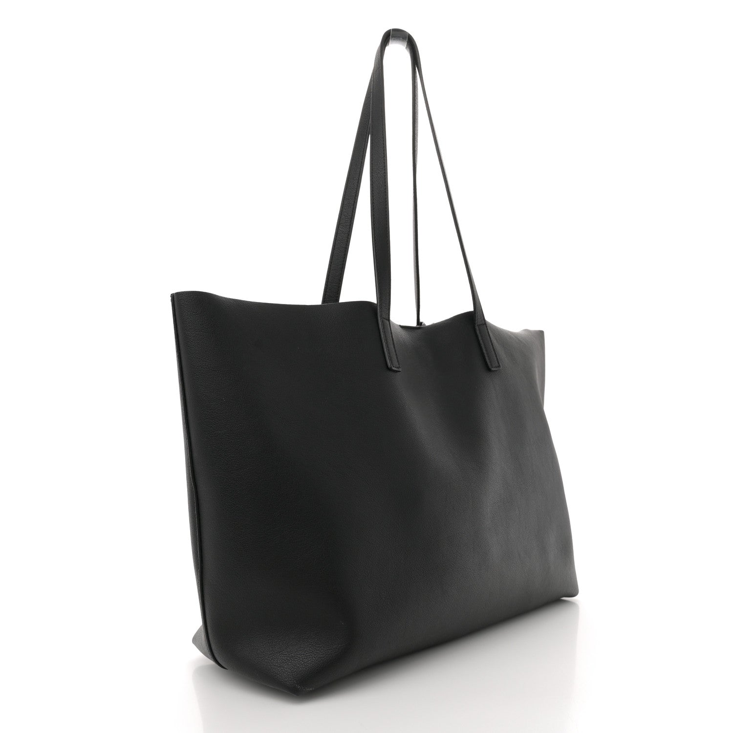 Saint Laurent Calfskin Large Shopping Tote Black 4 of 12