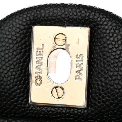 Chanel Caviar Quilted Flap Clutch Black 16 of 17