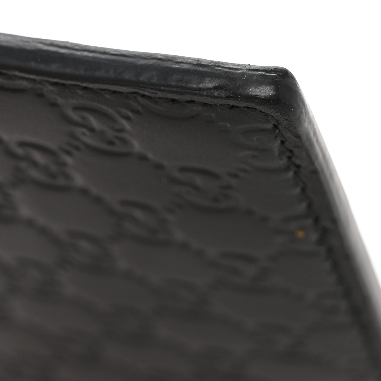 Microguccissima ID Window Card Holder Black