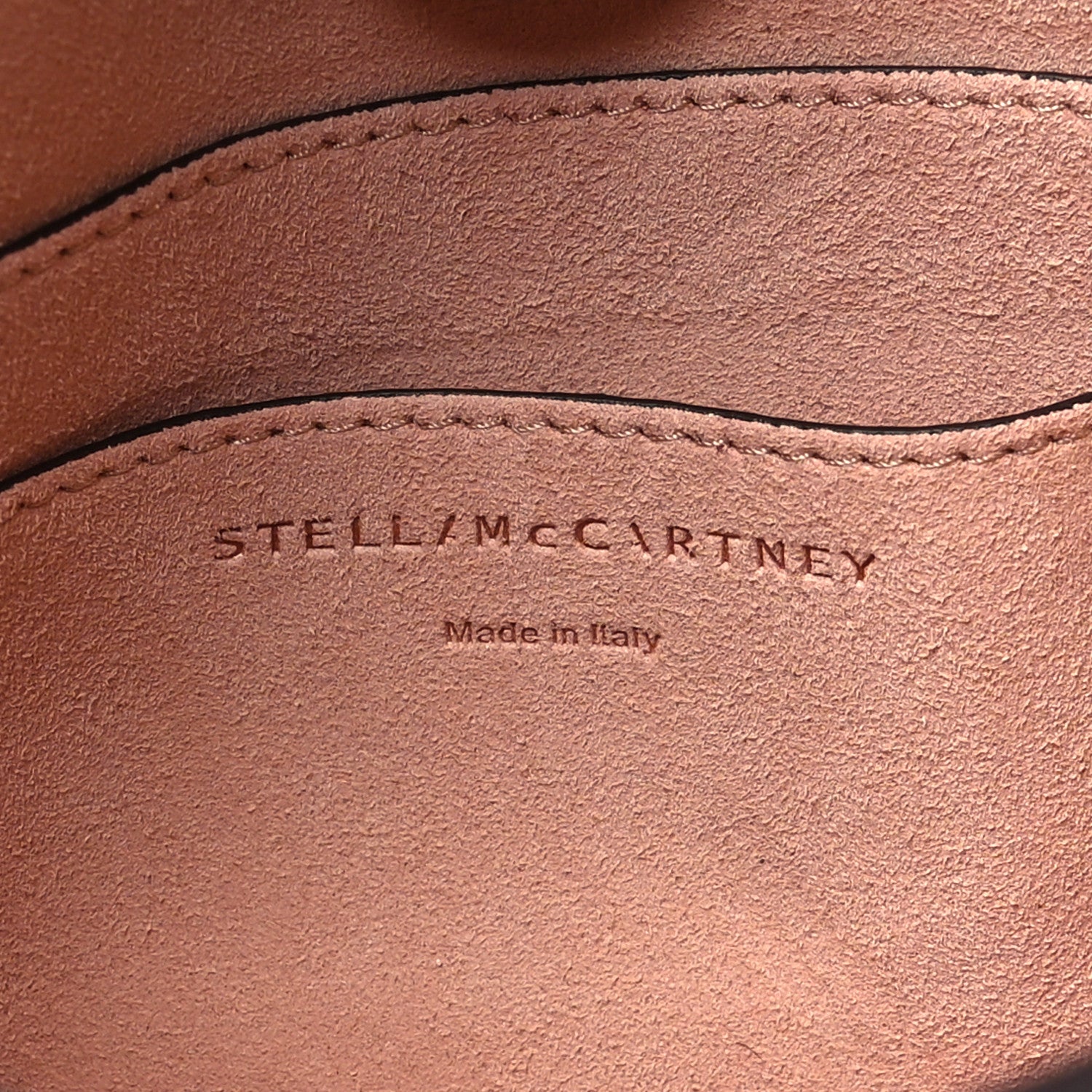 Stella McCartney Eco Alter Nappa Perforated Logo Mini Crossbody Blush Brown 6 of 10