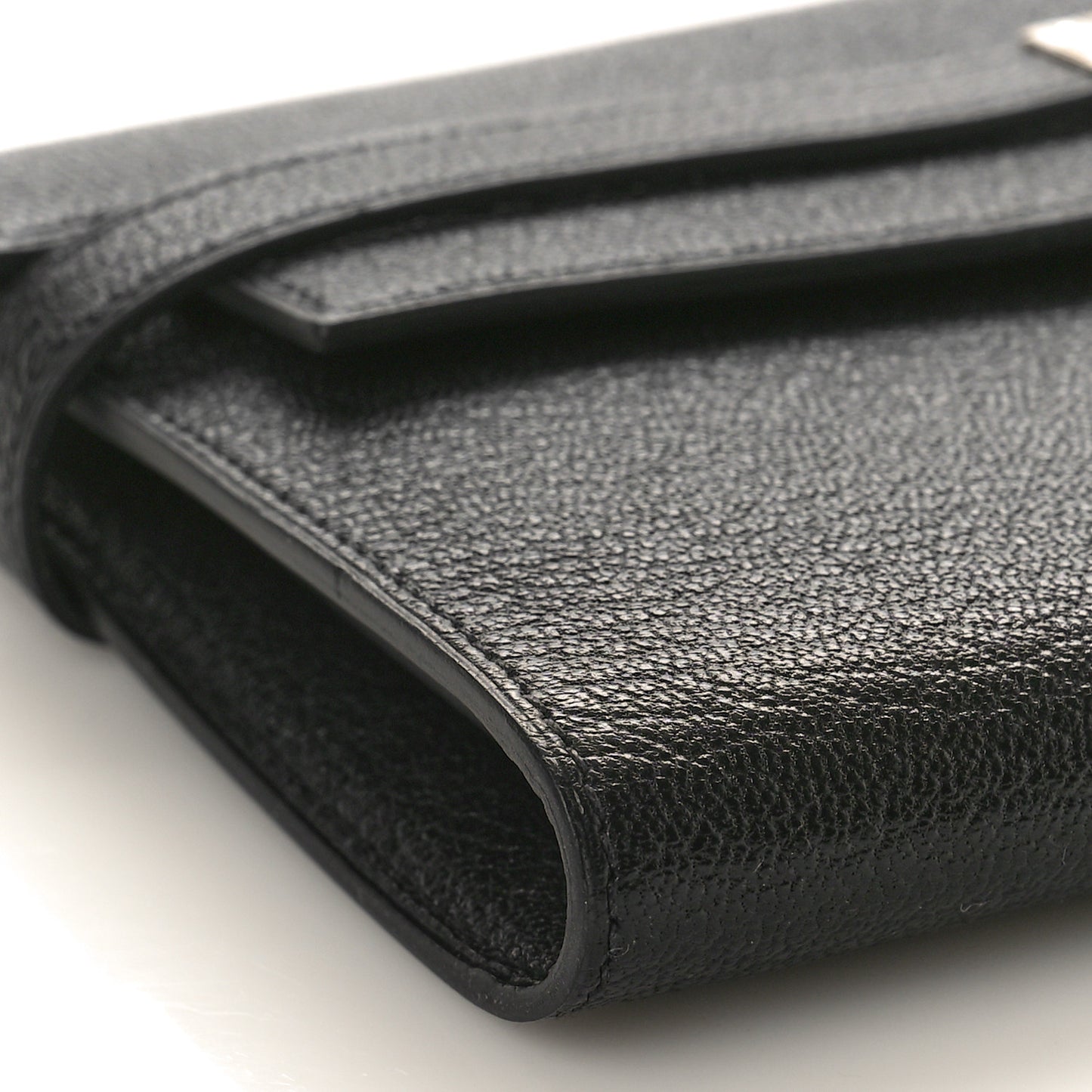 Chevre Mysore Kelly Longue Wallet Black