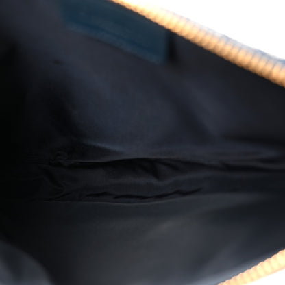 Christian Dior Monogram Mini Saddle Pochette Navy 5 of 10