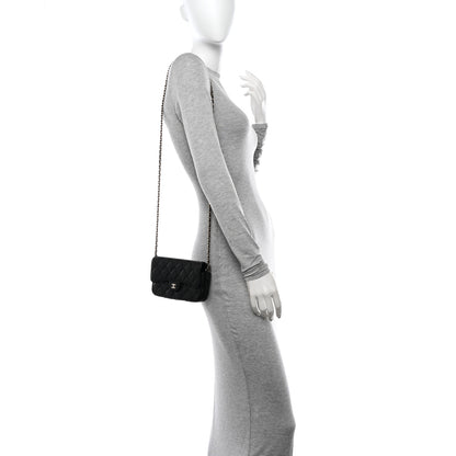 Chanel Caviar Quilted Flap Phone Holder With Chain Black 2 of 13