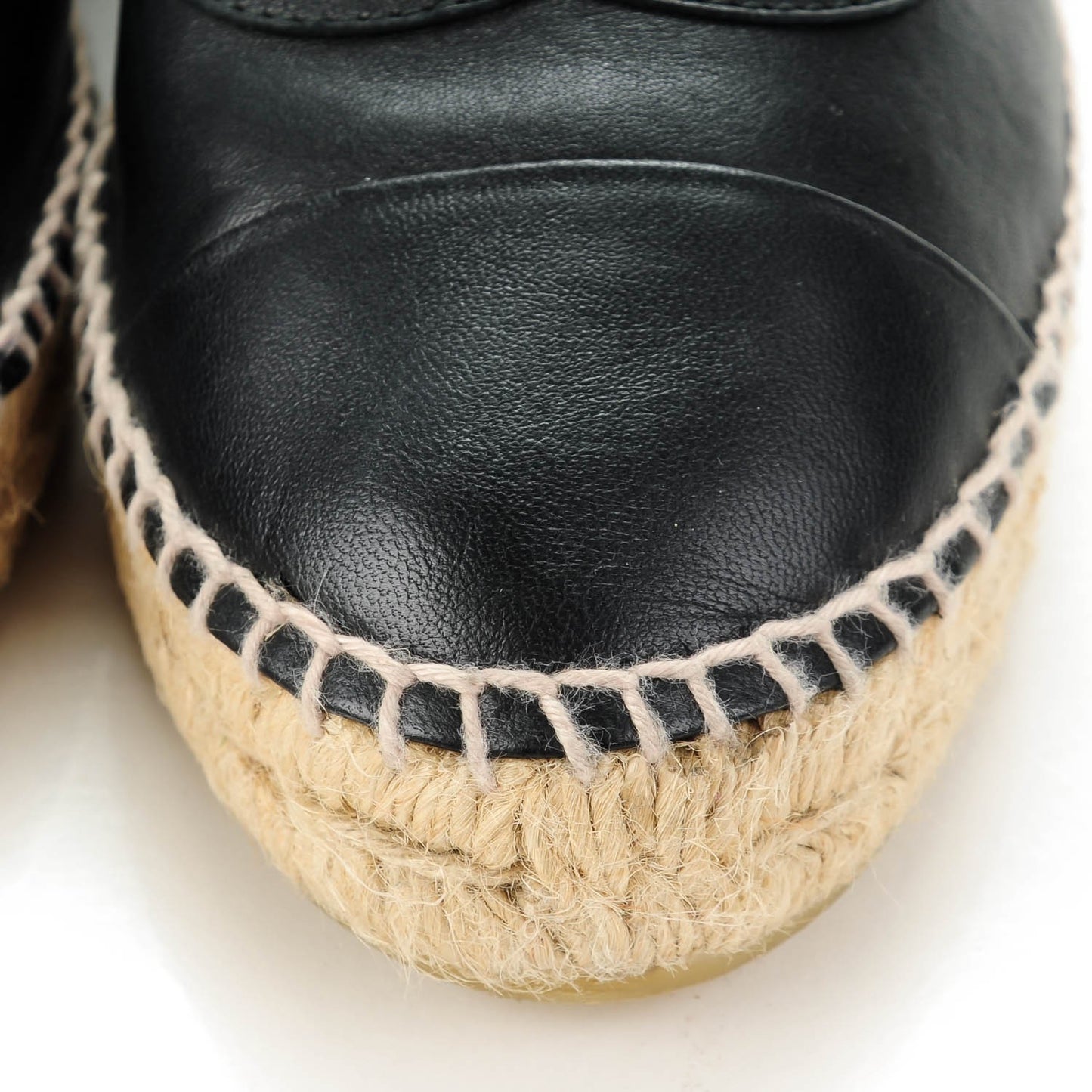 Lambskin CC Espadrilles 41 Black