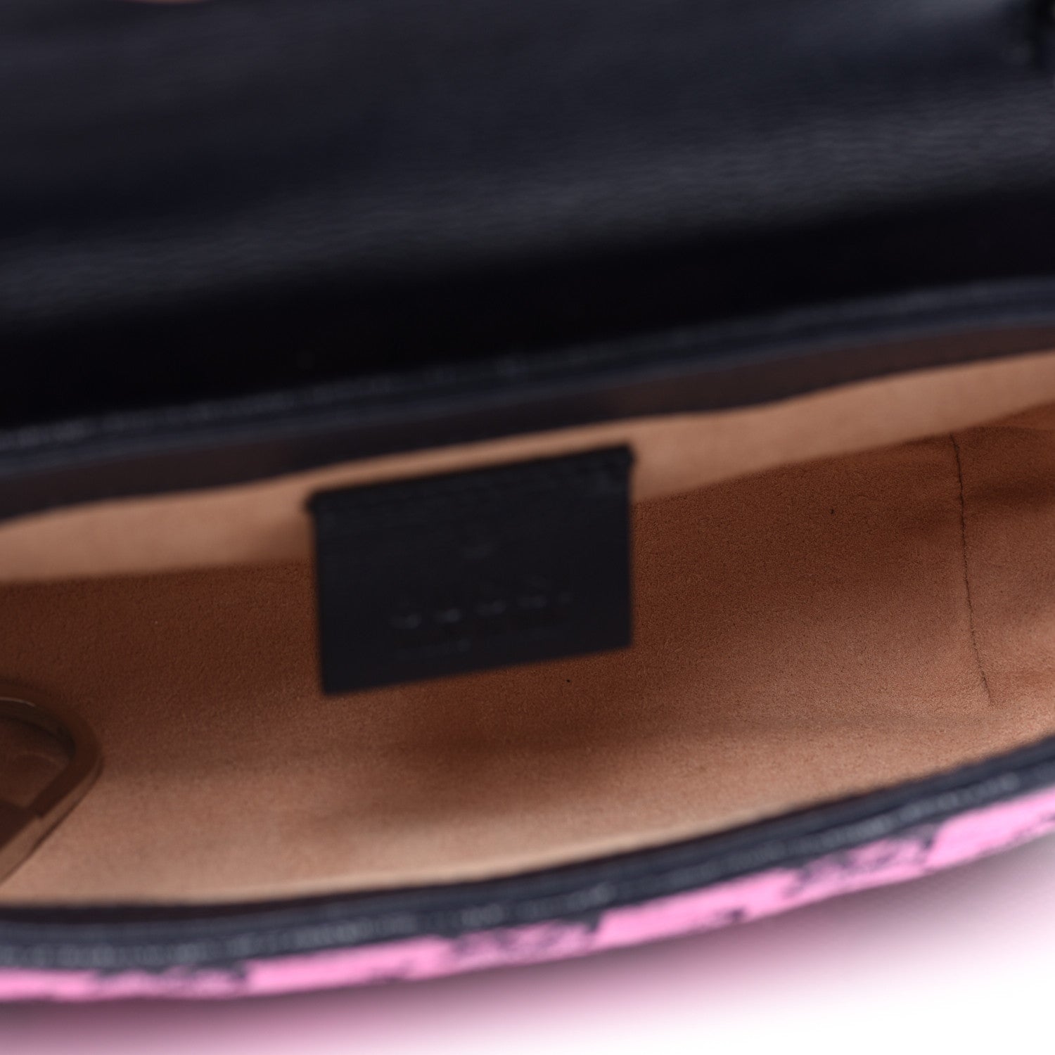 Gucci Monogram Multicolor Matelasse Diagonal Super Mini GG Marmont Shoulder Bag Pink Blue 5 of 9