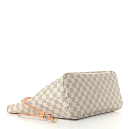 Louis Vuitton Damier Azur Neo Neverfull MM Rose Ballerine 4 of 13
