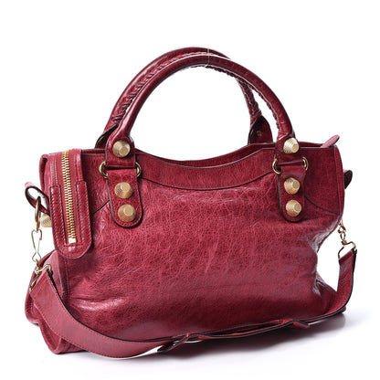 Balenciaga Agneau Giant 21 Gold Hardware City Pourpre 2 of 14