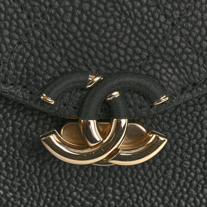 Chanel Caviar Quilted Medium CC Box Flap Wallet Black 9 of 10