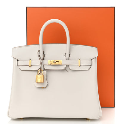 Hermes Swift Birkin 25 Gris Pale 11 of 11
