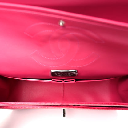 Chanel Snakeskin Jumbo Double Flap Pink 5 of 11
