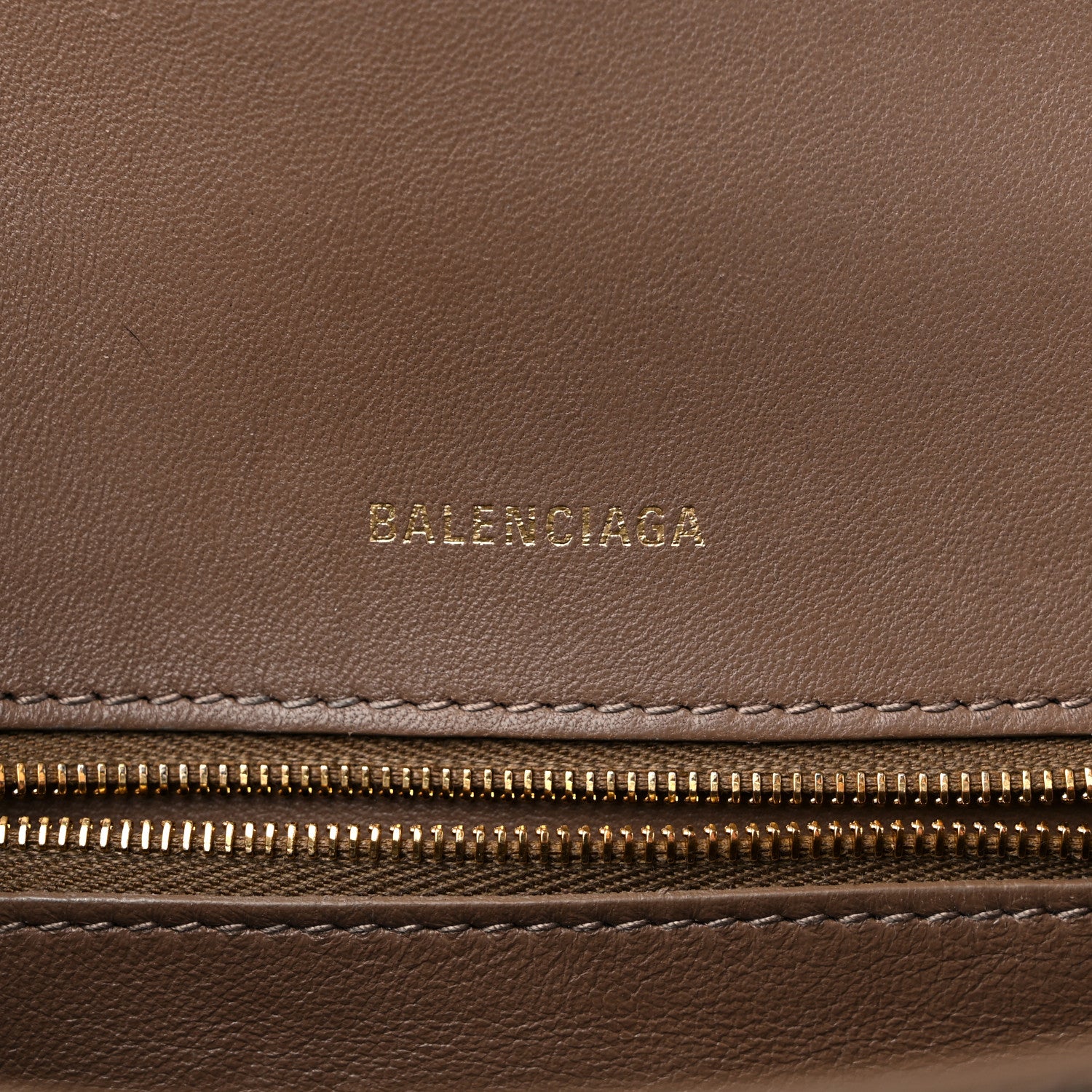 Balenciaga Coated Canvas BB Monogram Logo Print Small Hourglass Top Handle Bag Beige Brown Black 6 of 12