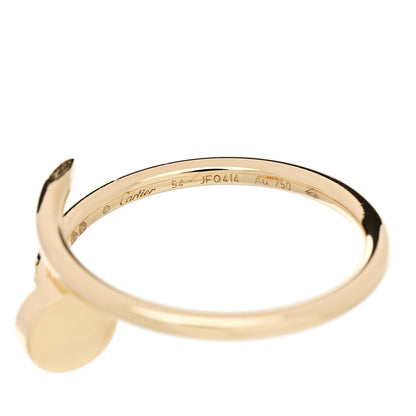 Cartier 18K Yellow Gold Small Juste Un Clou Ring 54 7 5 of 6