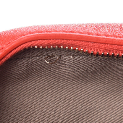 Chanel Goatskin Quilted Small Casual Trip Camera Case Red 10 of 11
