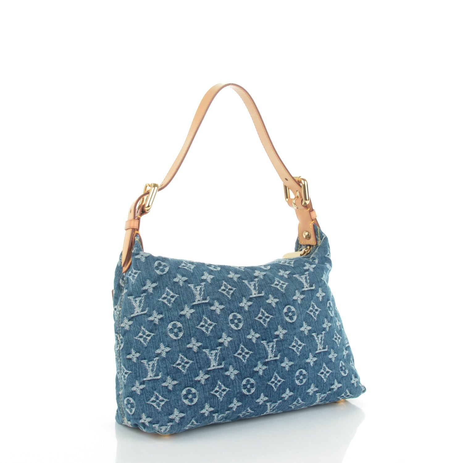 Louis Vuitton Monogram Denim Baggy PM Blue 3 of 7