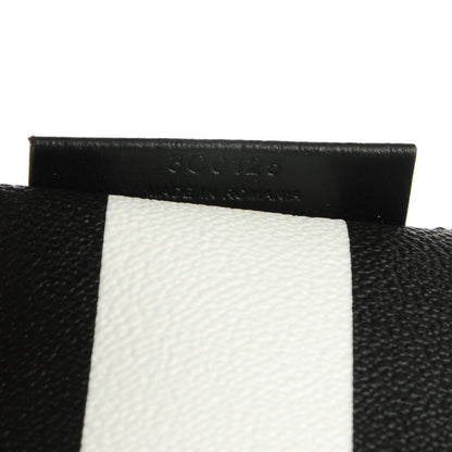 Givenchy Coated Canvas Striped Large Antigona Tote Black White 9 of 9