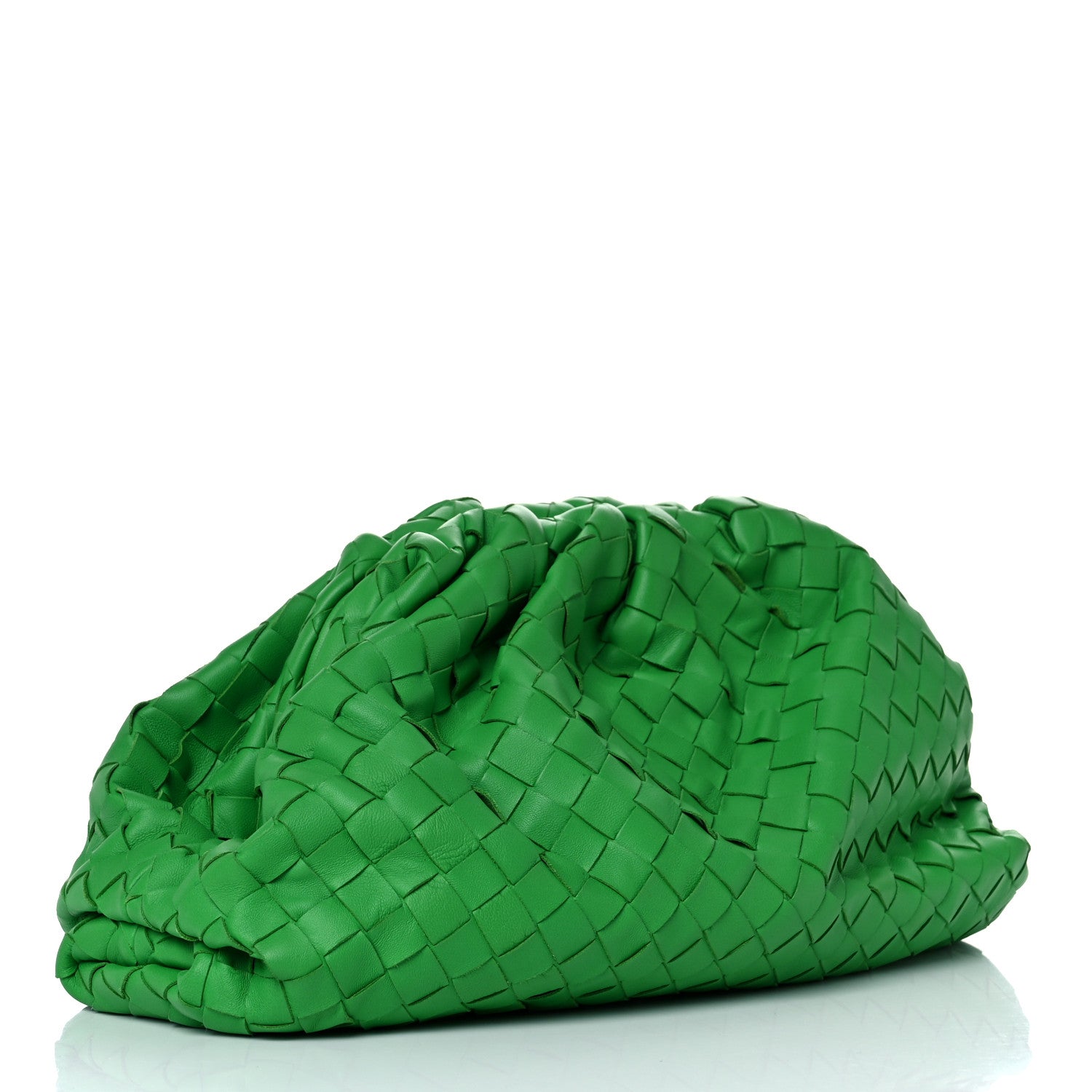 Bottega Veneta Nappa Maxi Intrecciato The Pouch Oversized Clutch Parakeet 3 of 12