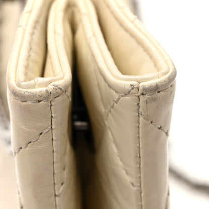 Chanel Aged Calfskin Quilted Reissue 2.55 Tote Ivory 11 of 14