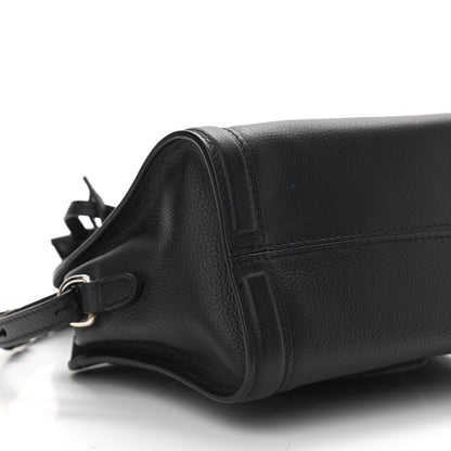 Alexander McQueen Pebbled Calfskin Mini Padlock Navy 9 of 11