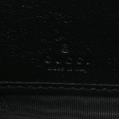Gucci Wonka Grain Calfskin Diana Continental Wallet Black Black 6 of 7