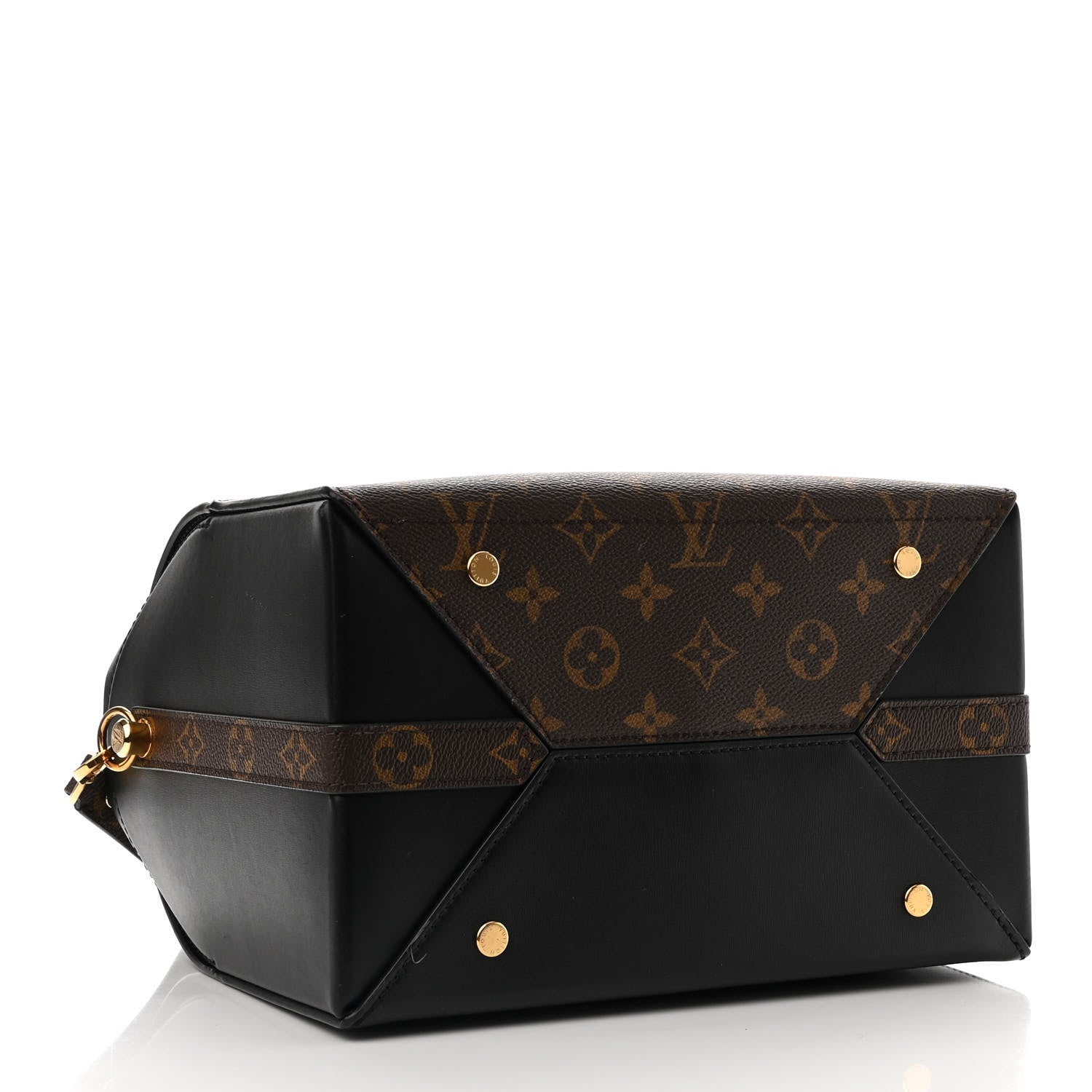 Louis Vuitton Calfskin Monogram Speedy Doctor 25 Black 4 of 14