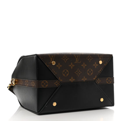 Louis Vuitton Calfskin Monogram Speedy Doctor 25 Black 4 of 14
