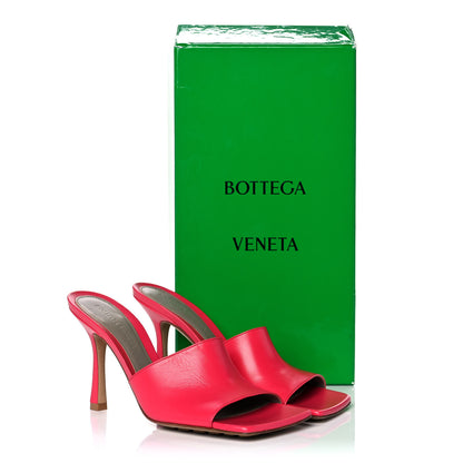 Bottega Veneta Lambskin Stretch Mule Sandals 37 Lollipop 11 of 11