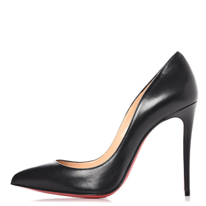 Christian Louboutin Shiny Nappa Pigalle Follies 100 Pumps 37.5 Black 1 of 10