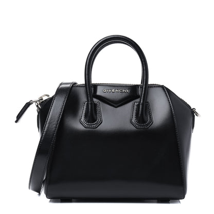 Givenchy Shiny Lord Calfskin Mini Antigona Black 1 of 24