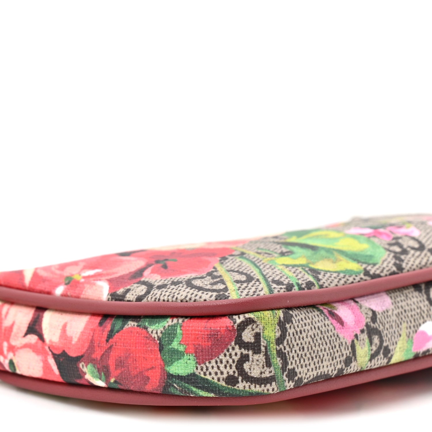 Gucci GG Supreme Monogram Blooms Mini Chain Bag Beige Multicolor Dry Rose 10 of 11