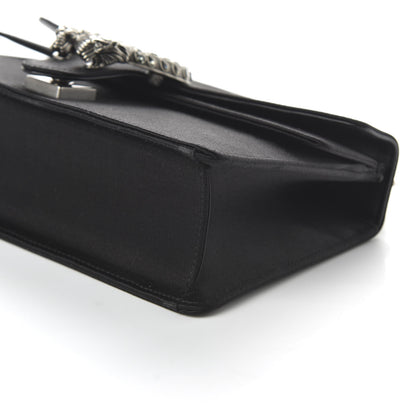 Gucci Satin Silk Crystal Small Dionysus Shoulder Bag Black Black Diamond 7 of 10