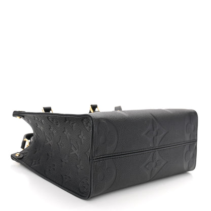 Louis Vuitton Empreinte Monogram Giant Onthego PM Black 4 of 9