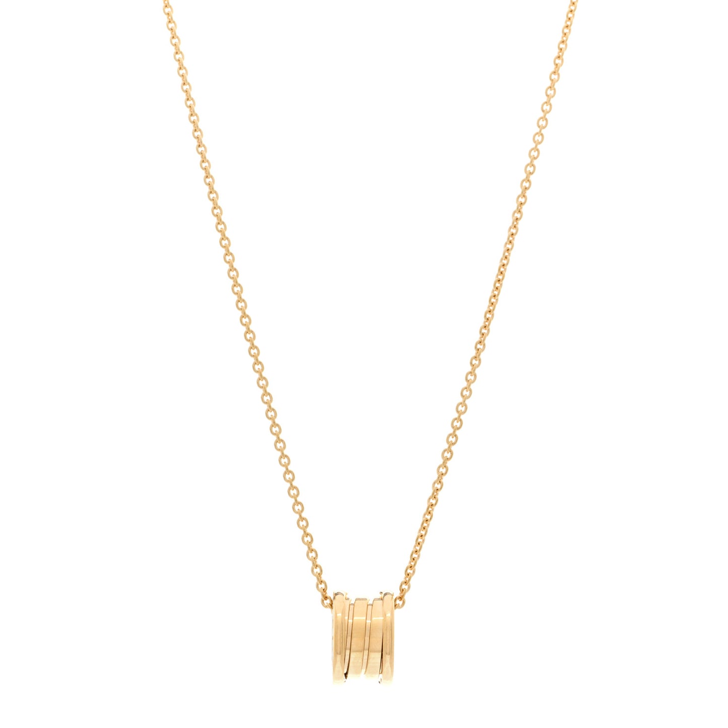 18K Yellow Gold B.Zero1 Pendant Necklace
