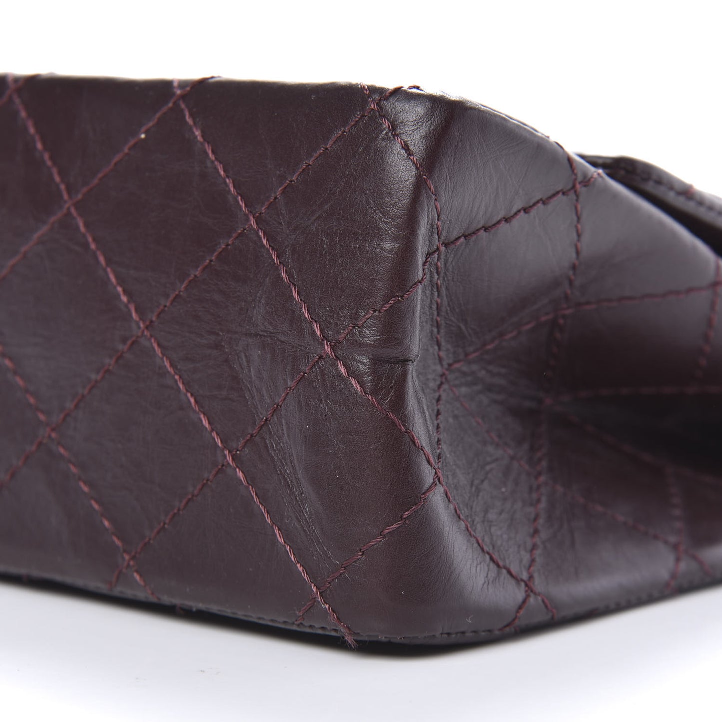 Aged Calfskin Quilted 2.55 Reissue 226 Flap Bordeaux