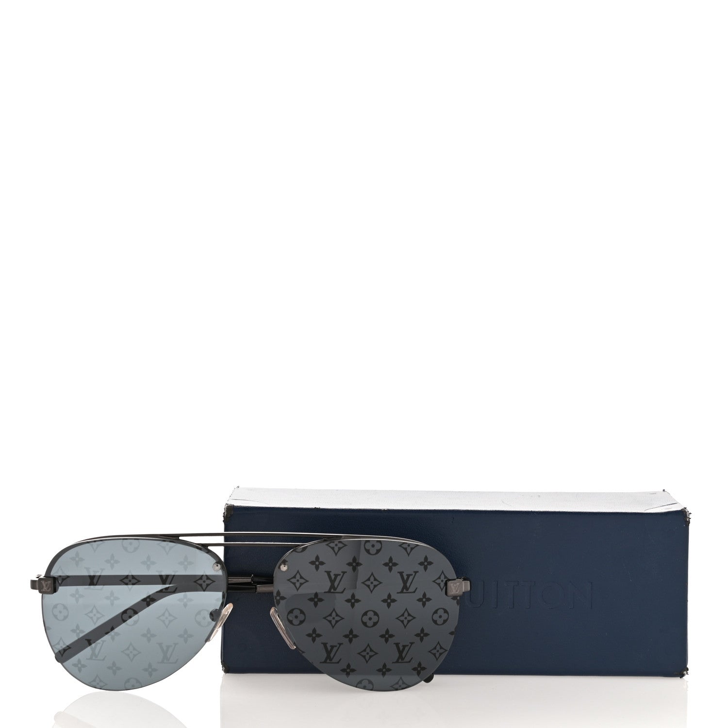 Louis Vuitton Monogram Clockwise Sunglasses Z1019W Dark Gun 7 of 7