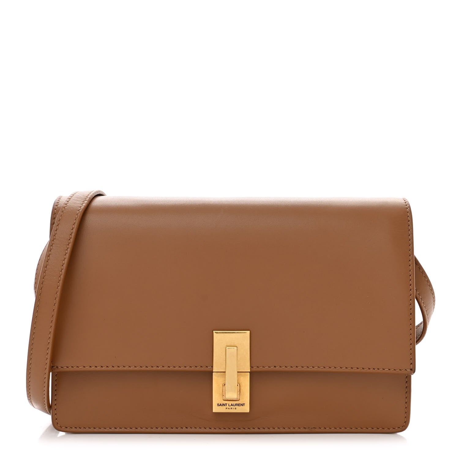 Saint Laurent Smooth Calfskin Carre Satchel Cinnamon 1 of 10