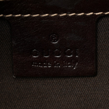 Gucci Monogram Medium Wave Boston Dark Brown 6 of 11