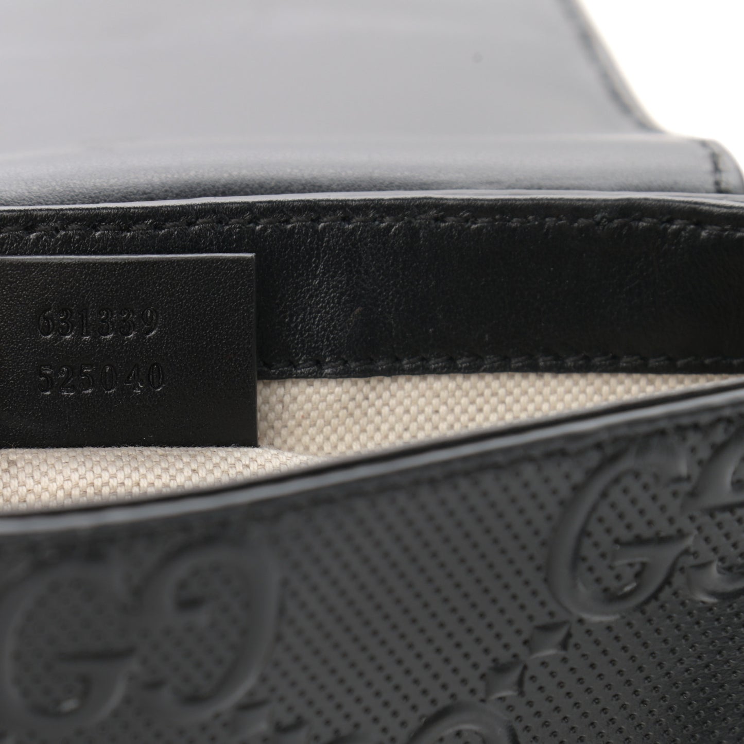 Calfskin GG Tennis Embossed 2 Detachable Pouch Belt Bag Black