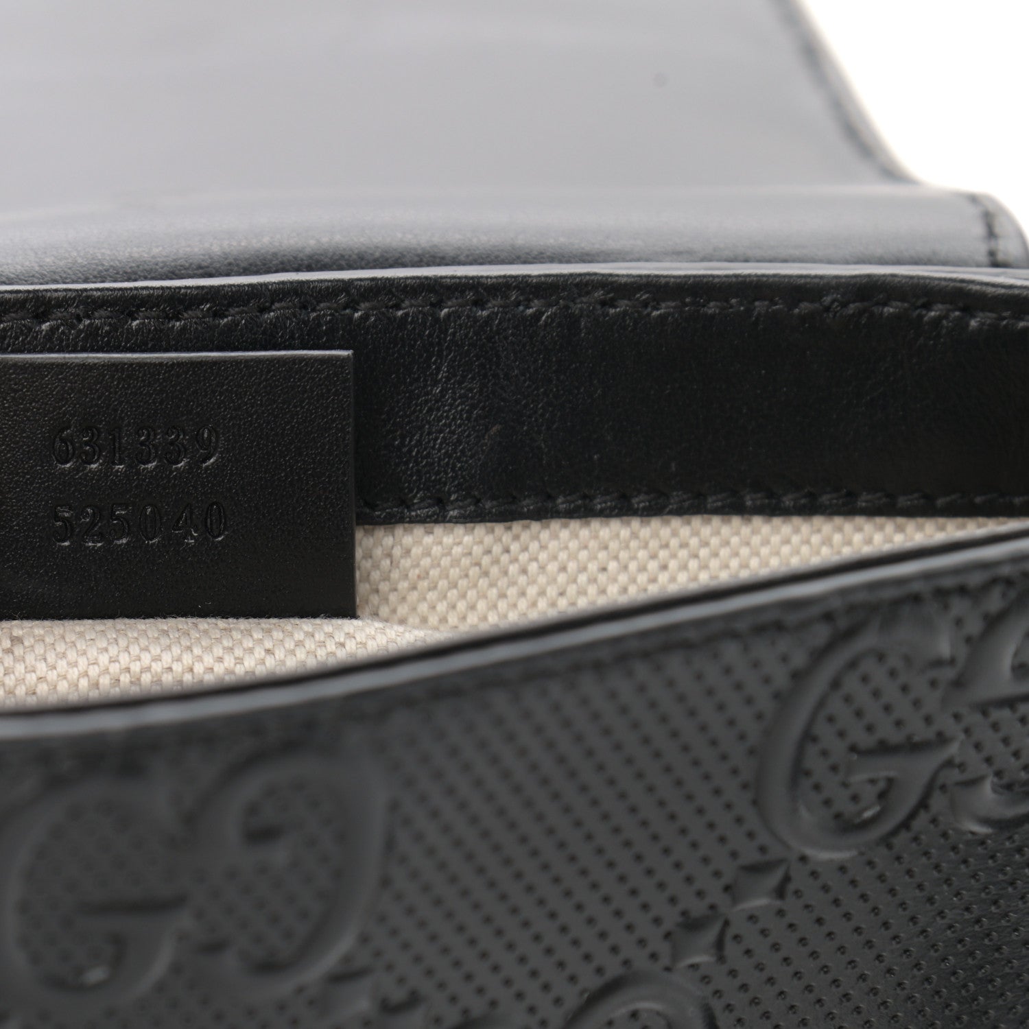 Gucci Calfskin GG Tennis Embossed 2 Detachable Pouch Belt Bag Black 8 of 11