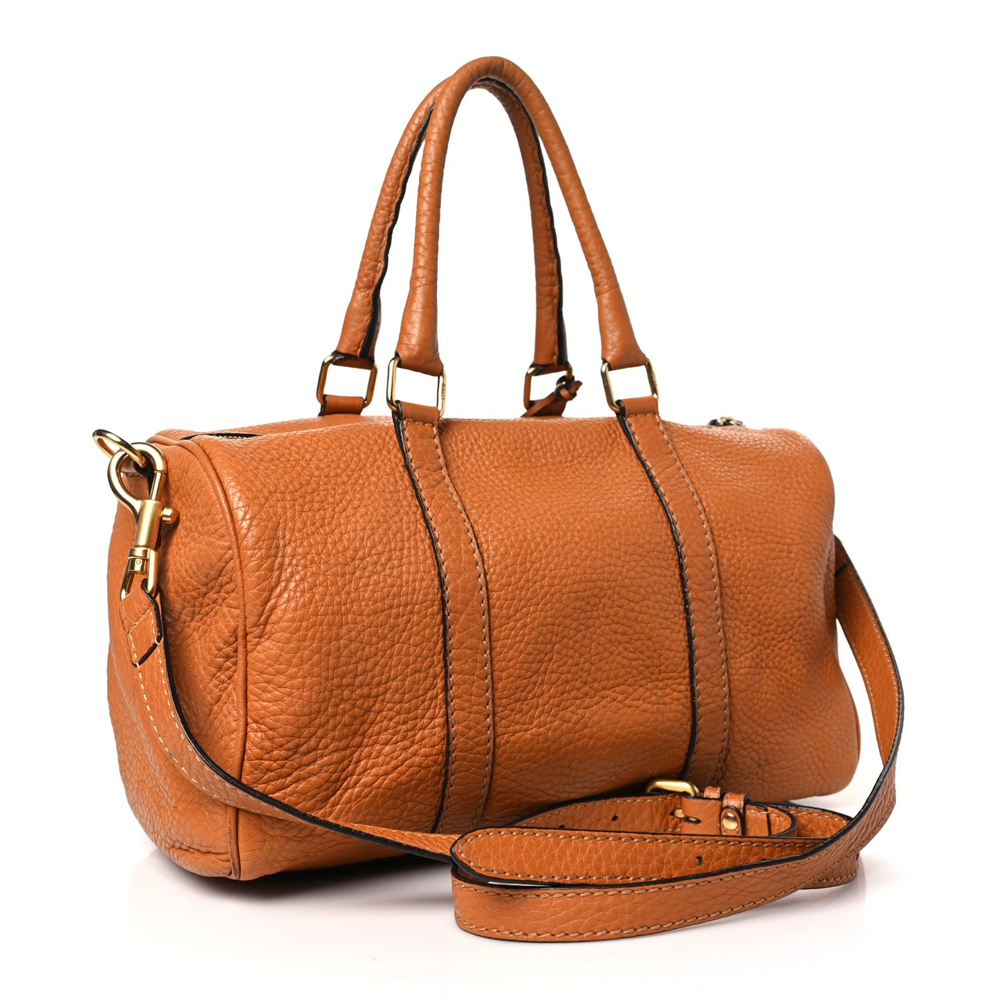 Cuoio Romano Selleria Boston Duffle Miele