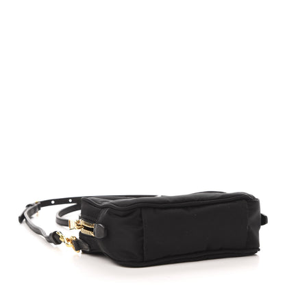 Prada Tessuto Nylon Mini Camera Crossbody Bag Black 4 of 10
